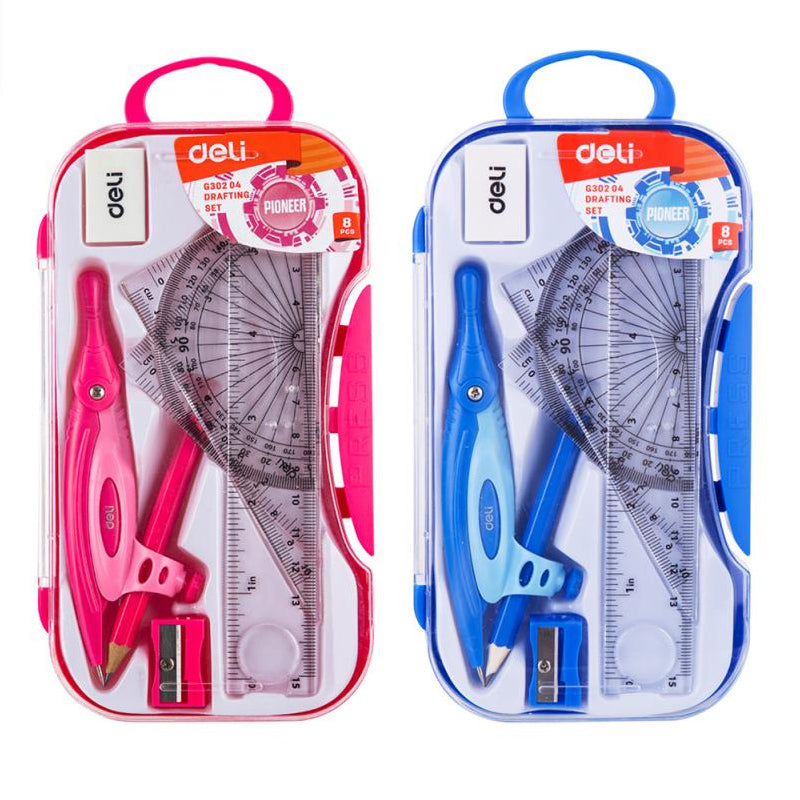 TRUSA GEOMETRIE 7 PIESE CUTIE PLASTIC DELI TRUSA GEOMETRIE 7 PIESE CUTIE PLASTIC DELI